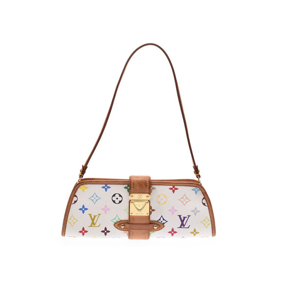 Louis Vuitton Shirley Leather Bag Multicolor White - Picture 1 of 12